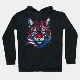 Patriotic Bobcat Hoodie